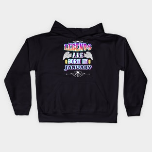 Legends Are Born in January Kids Hoodie